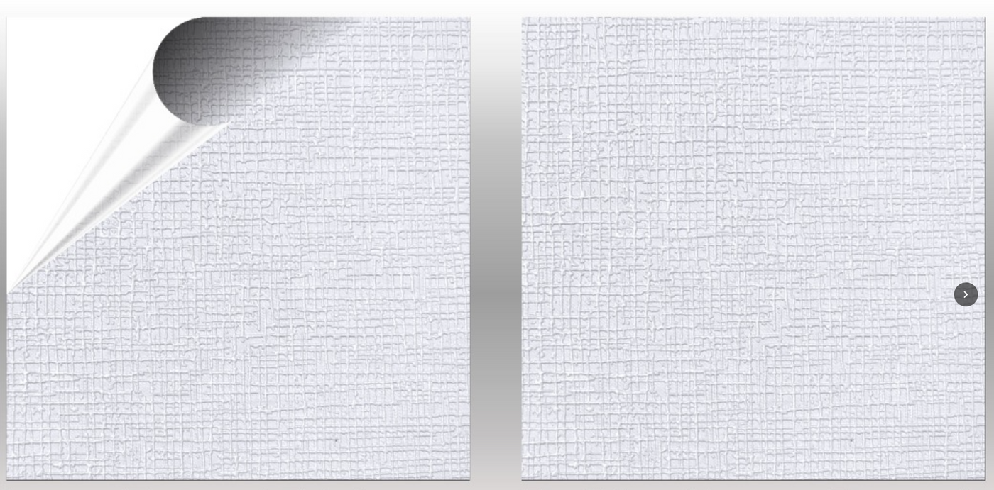 Textured surface reference with a peeled corner