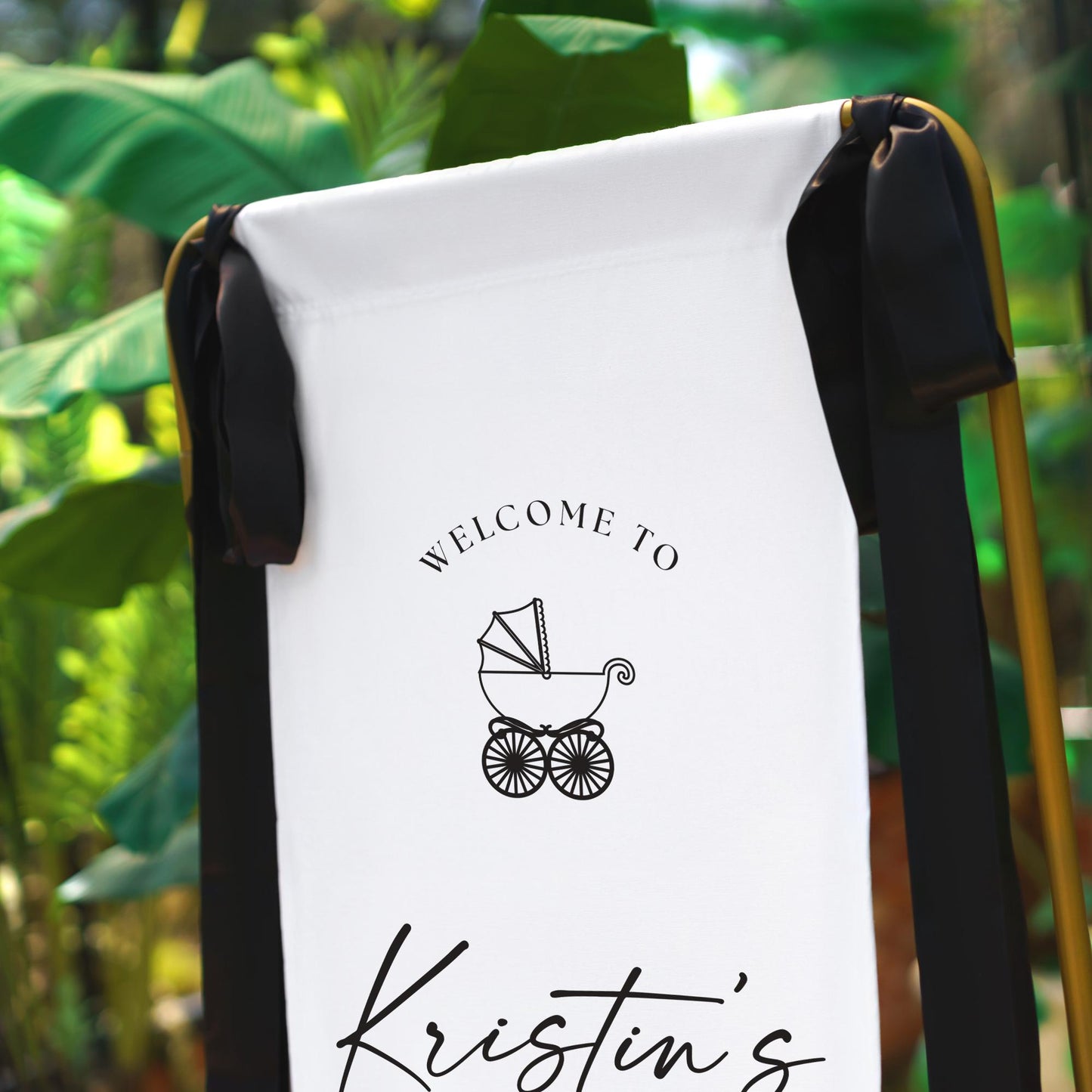 Baby Shower Welcome Sign, Cherry Theme Banner, Coquette Decor
