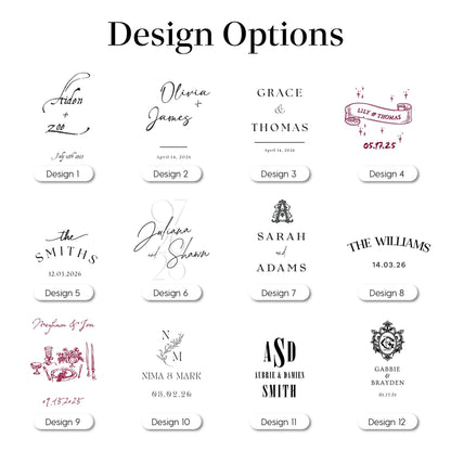 Personalized Family Name Wedding Table Runner, Linen-Look Canvas Sweetheart Decor