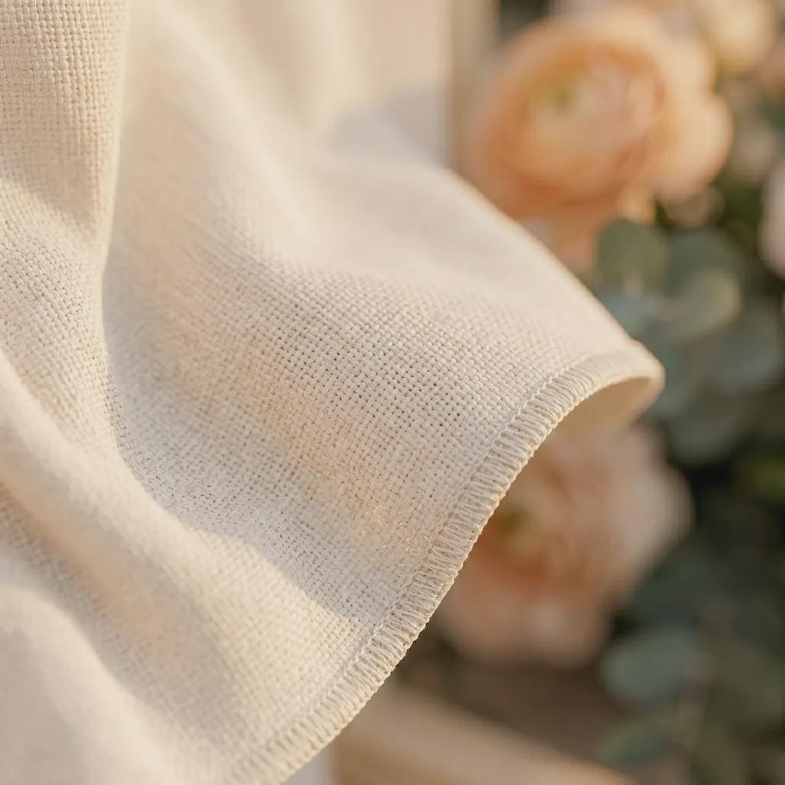 Personalized Photo Memorial Wedding Sign, Italian Linen Banner, Tuscan Chair Decor